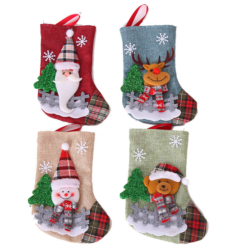 Christmas Socks Gift Bag Pendant
