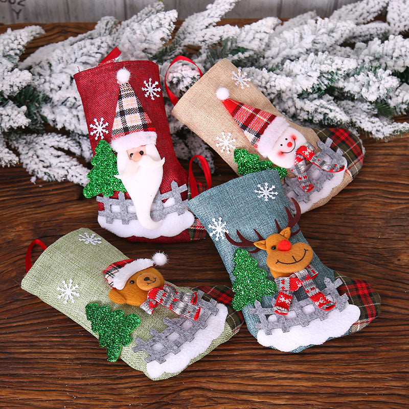 Christmas Socks Gift Bag Pendant