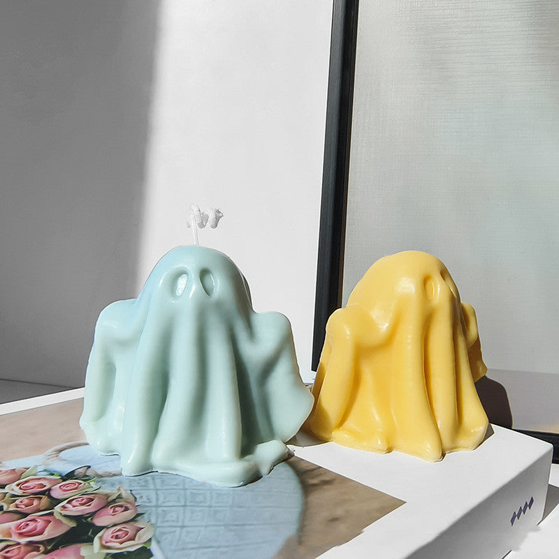 Fashion Ghost Shape Aromatherapy Candle, Geometric candle molds, Abstract candle molds, DIY candle making molds, Decognomes, Silicone candle molds, Candle Molds, Aromatherapy Candles, Scented Candle,