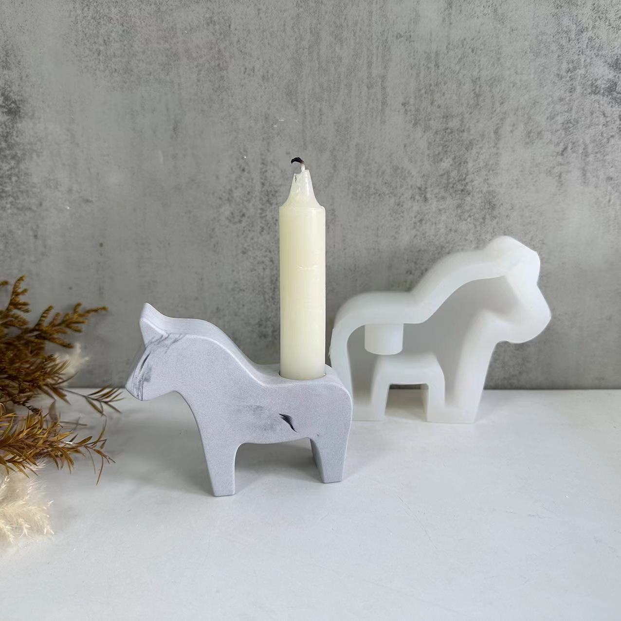 Up To Puller Candle Holder Silicone Mold