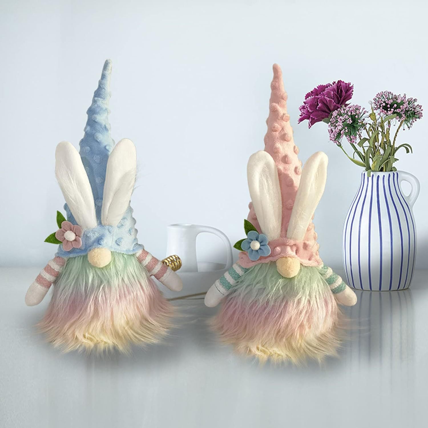 Colorful Beard Easter Gnomes For Decoration