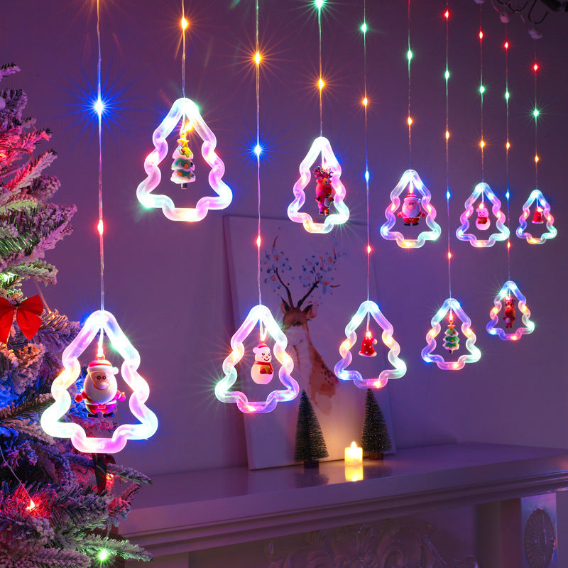 Decorative XINGX Curtain Christmas Tree Lamp String