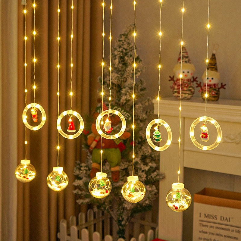 Decorative XINGX Curtain Christmas Tree Lamp String