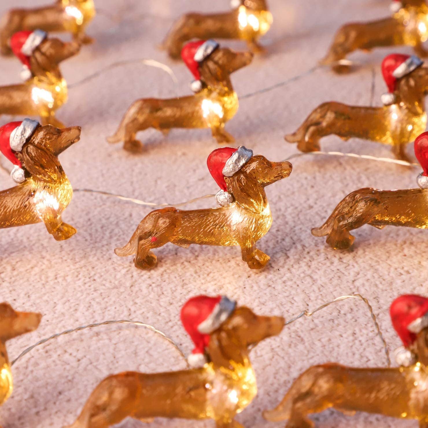 Christmas Lantern Animal Lighting Chain Skewers Dog Lighting Chain
