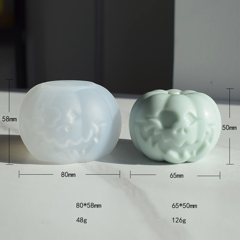 New Cartoon Spoof Pumpkin Head Aromatherapy Candle Silicone Mold, Geometric candle molds, Abstract candle molds, DIY candle making molds, Decognomes, Silicone candle molds, Candle Molds, Aromatherapy Candles, Scented Candle,