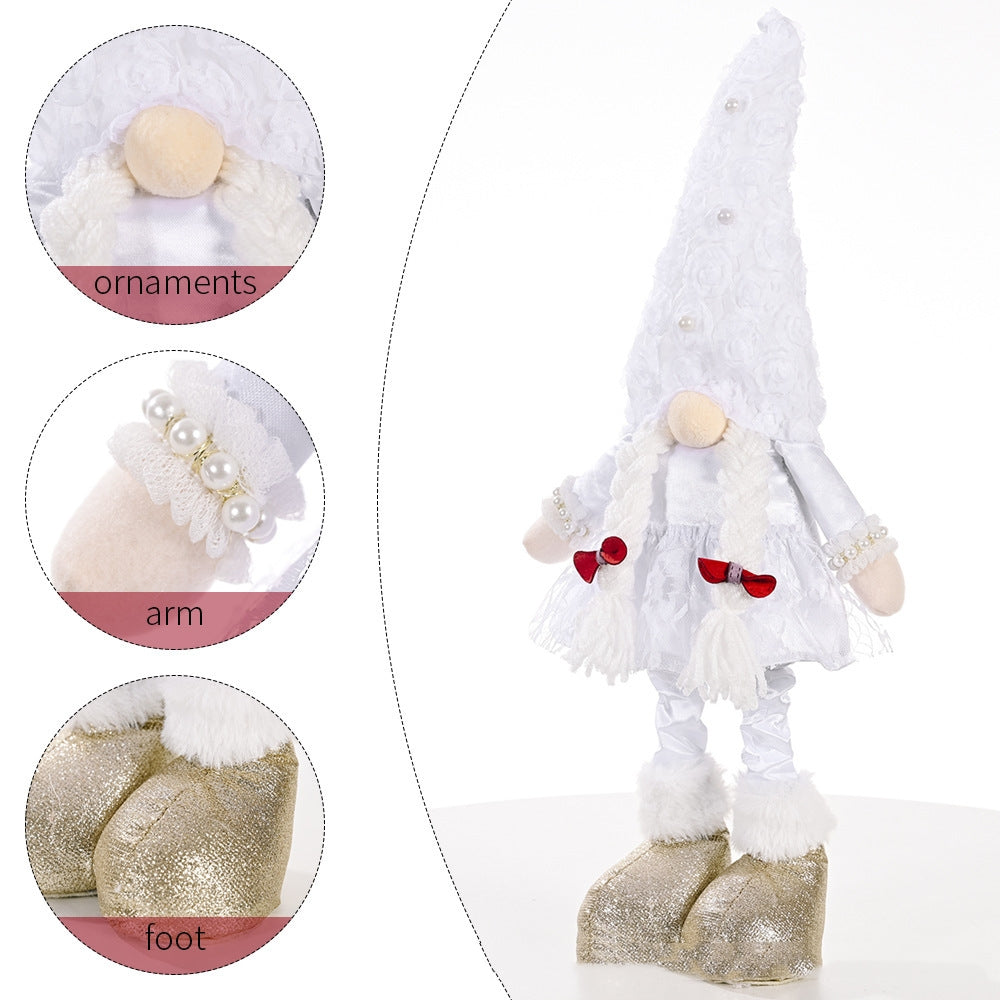 Rudolf Retractable Doll Ornaments Home Faceless