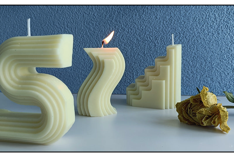 Trapezoidal Aromatherapy Candle Silicone Mold