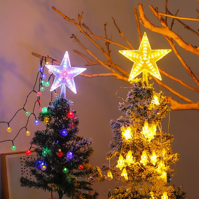 Led Pentagram Light Atmosphere Decoration Christmas