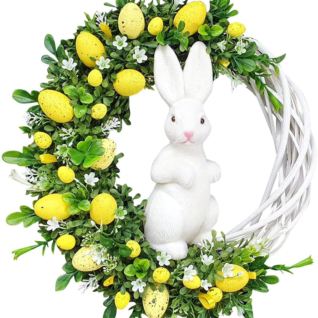 Easter decorations, Easter eggs decorations, Easter bunny decorations, Easter wreaths, Easter garlands, Easter centerpieces, Easter table runners, Easter tablecloths, Easter baskets decorations, Easter grass decorations, Easter candy decorations, Easter lights, Easter inflatables, Easter door wreaths, Easter tree decorations, Easter wall art, Easter banners, Easter window clings, Easter garden flags, Easter outdoor decorations.