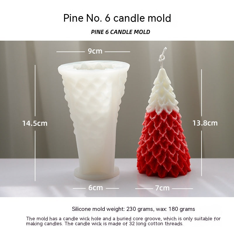 Christmas Pine Aromatherapy Candle Mould