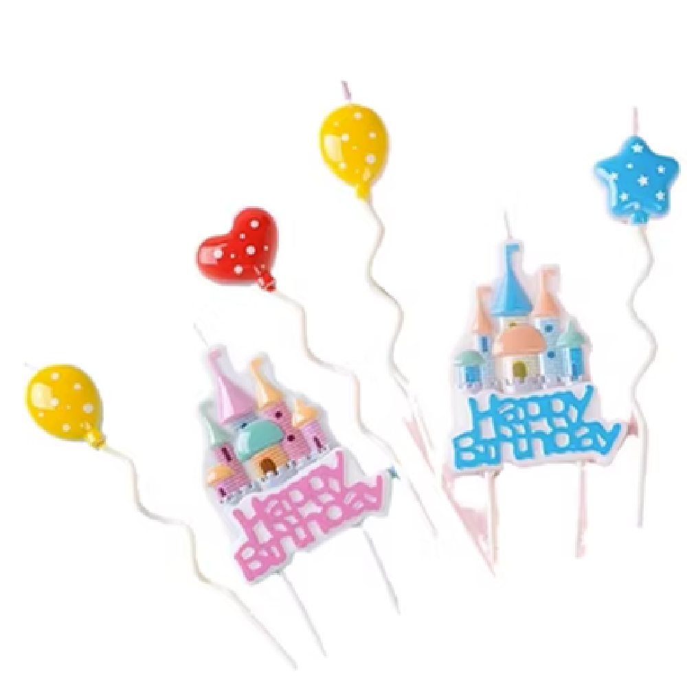 Cartoon Castle Balloon Candle Plug-in, Geometric candle molds, Abstract candle molds, DIY candle making molds, Decognomes, Silicone candle molds, Candle Molds, Aromatherapy Candles, Scented Candle,