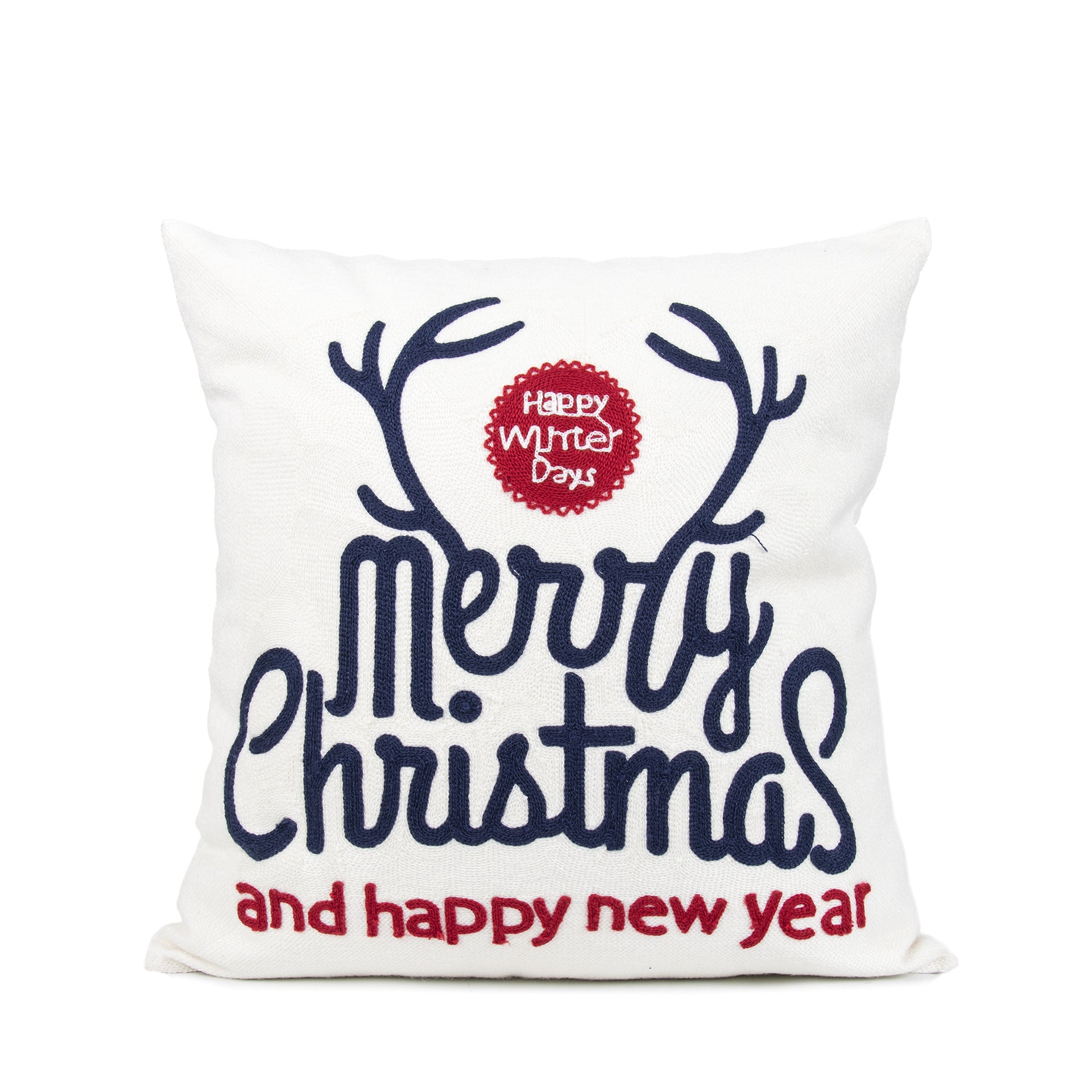 Household Supplies New Christmas Embroidery Pillow Case