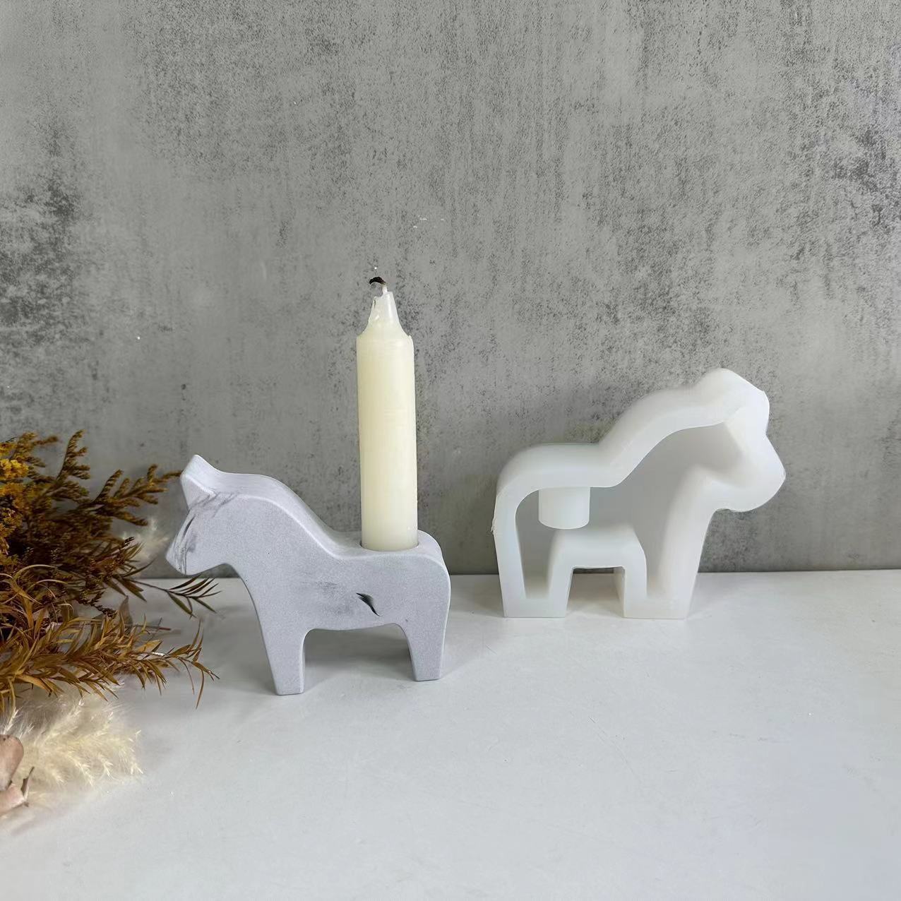 Up To Puller Candle Holder Silicone Mold