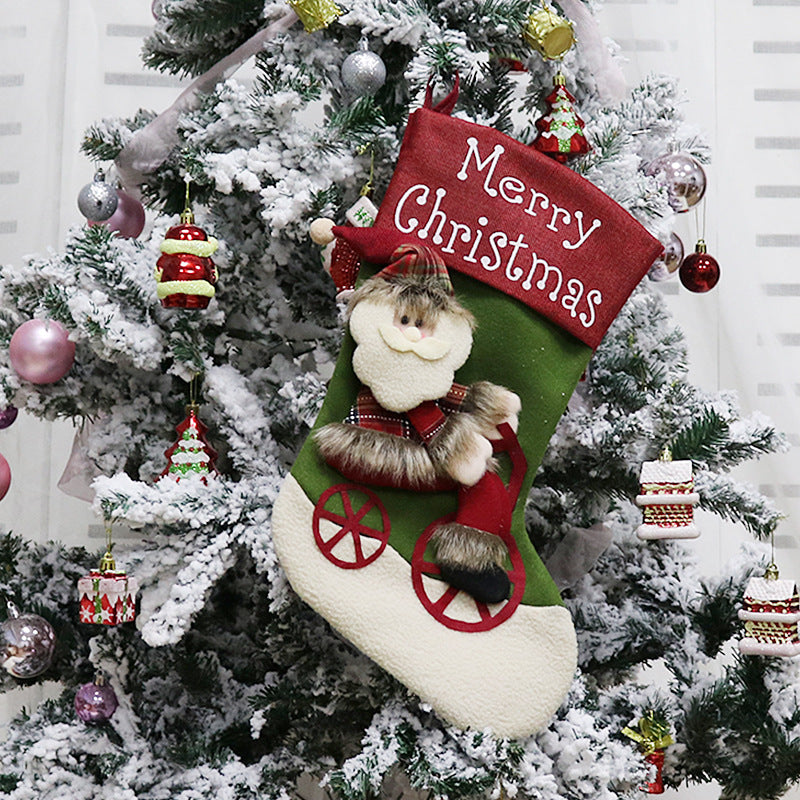 Christmas Stocking Ornaments Pendant Stocking Bag Candy Christmas Stocking Bag
