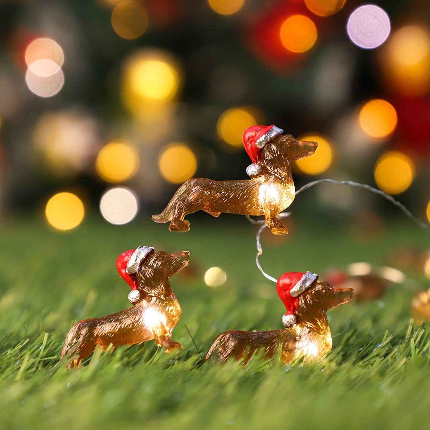 Christmas Lantern Animal Lighting Chain Skewers Dog Lighting Chain