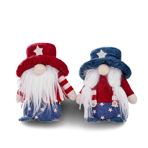Party Props With Hooded 4th of July Gnome - Decognomes