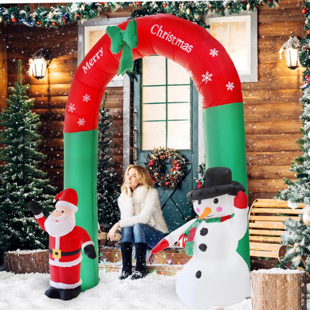 Giant Arch Santa Claus Snowman Inflatable Garden Yard Archway Christmas Ornaments Xmas New Year Festival Party Props Decor, Christmas Inflatable, Christmas Inflatable Decoration, Holiday Season Inflatable, Christmas inflatables, Christmas inflatables on Sale, Christmas inflatables 2022, Christmas inflatables lowes, Christmas inflatables wholesale