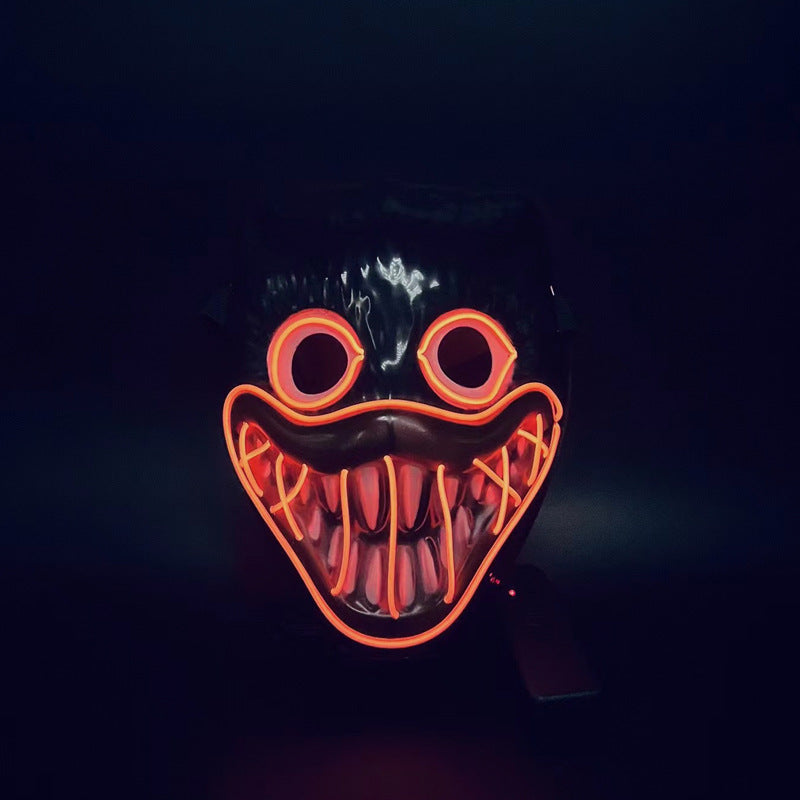 Glowing Poppy Funny Kids Punk Halloween Mask, Funny Glowing Masks, Halloween Horror Mask, Halloween LED Full Mask, Skull LED Mask, Animal Mask, Costumes Props Mask, Halloween Masks For Sale, Halloween Masks Near Me, Halloween Mask Micheal Myers, Halloween Mask Store
