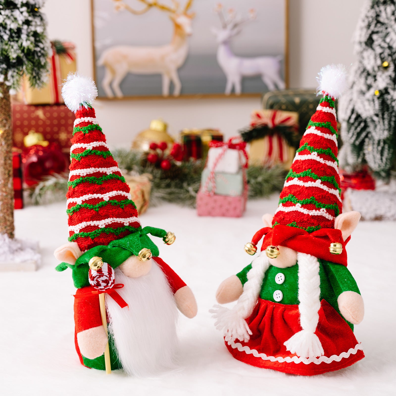 Christmas Bell Fairy Doll Ornaments, Christmas Decoration Gnomes, Xmas Gnomes, Santa Gnomes, DIY gnomes, Gnome Christmas Tree, Nordic gnomes, Tomato Cage Gnomes, Plush Gnomes.