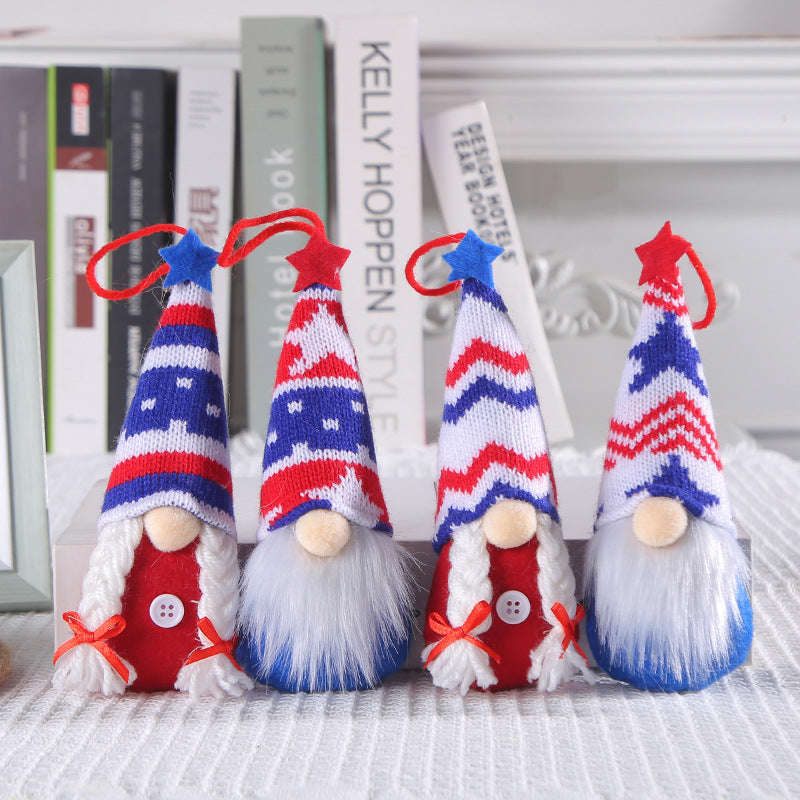 4th July gnomes, Independence Day gnomes, Patriotic gnomes, American flag gnomes, Uncle Sam gnomes, Fireworks gnomes, Red, white, and blue gnomes, Bald eagle gnomes, Liberty bell gnomes, Stars and stripes gnomes, Statue of Liberty gnomes, Patriotic decorations, Happy Independence Day gnomes,