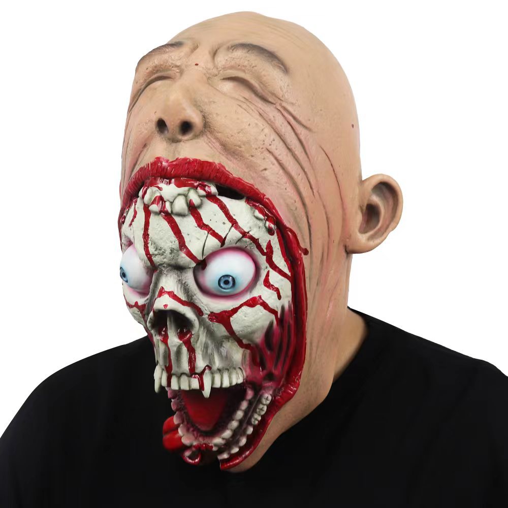 Halloween Horror Alien Demon Mask Big Mouth Zombie, Funny Glowing Masks, Halloween Horror Mask, Halloween LED Full Mask, Skull LED Mask, Animal Mask, Costumes Props Mask, Halloween Masks For Sale, Halloween Masks Near Me, Halloween Mask Micheal Myers, Halloween Mask Store, 