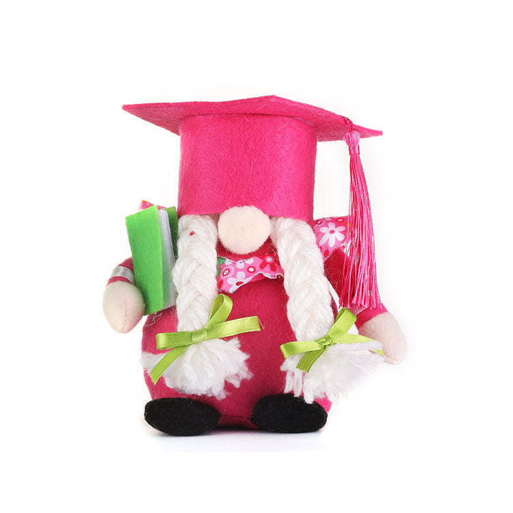 School Gnomes Opening Ceremony Couple Ornament Doll