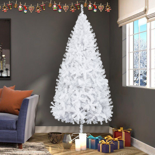 8ft White Christmas Tree Pvc N101 US
