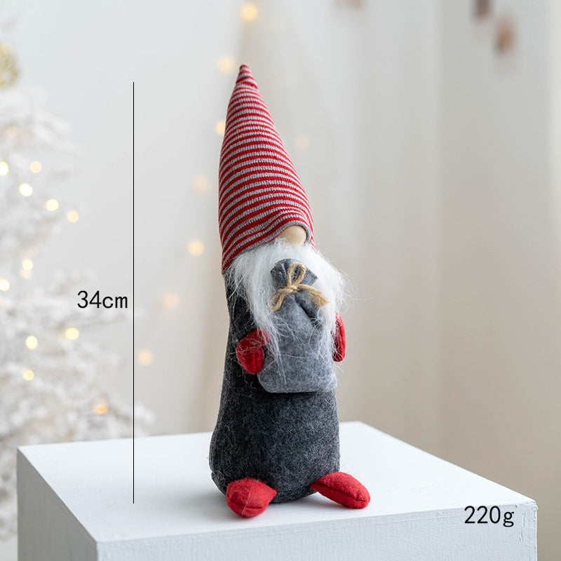 Santa Doll Elf Desktop Decoration, Christmas gnomes, Scandinavian gnomes, Tomte gnomes, Nisse gnomes, Santa gnomes, Holiday gnomes, Christmas decorations, Nordic gnomes, Elf gnomes, Winter gnomes, Handmade gnomes, Rustic gnomes, Cute gnomes, Christmas ornaments, Festive gnomes, Red and white gnomes, Plush gnomes, Felt gnomes, DIY gnomes, Gift ideas,