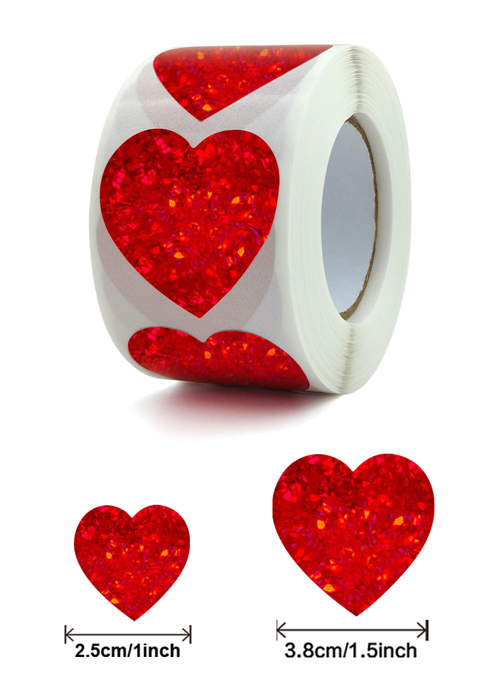 Valentine's Day Sticker Seal Red Glow