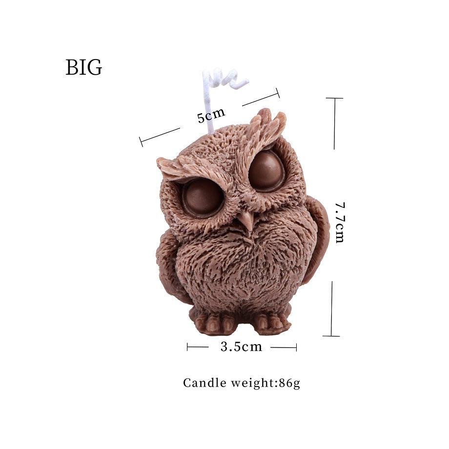 Animal Statue Candle Diy Little Owl Aromatherapy Candle With Hand Gift, Silicone candle molds, Christmas tree candle molds, Halloween pumpkin candle molds, Easter egg candle molds, Animal candle molds, Sea creature candle molds, Fruit candle molds, Geometric candle molds, Abstract candle molds, DIY candle making molds,