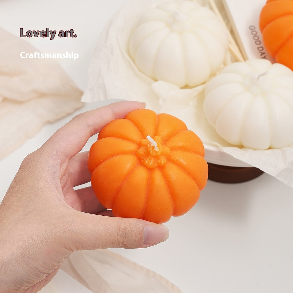 Creative Halloween Pumpkin Aromatherapy Candles