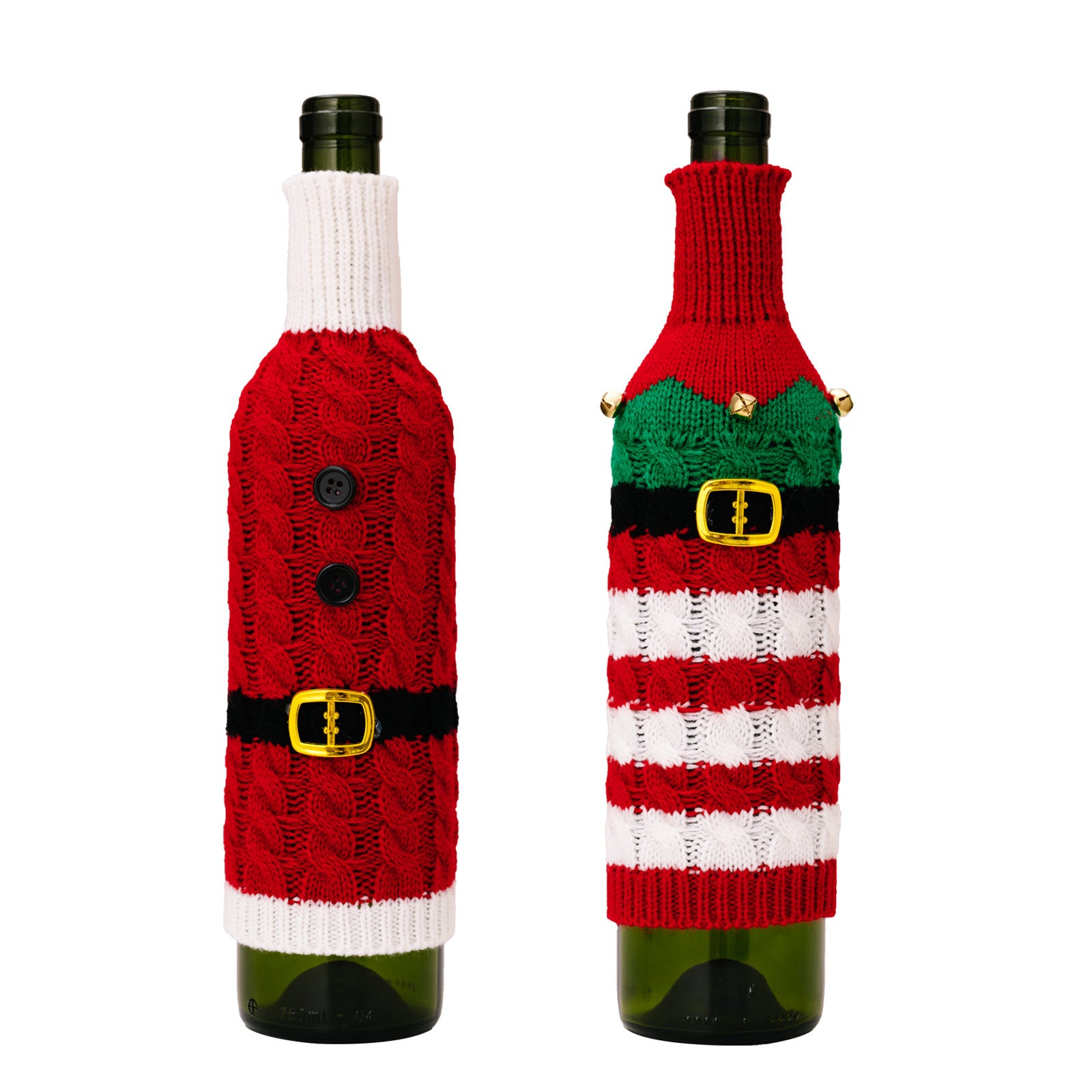 Christmas Decoration Supplies Knitted Wine Bottle Cover