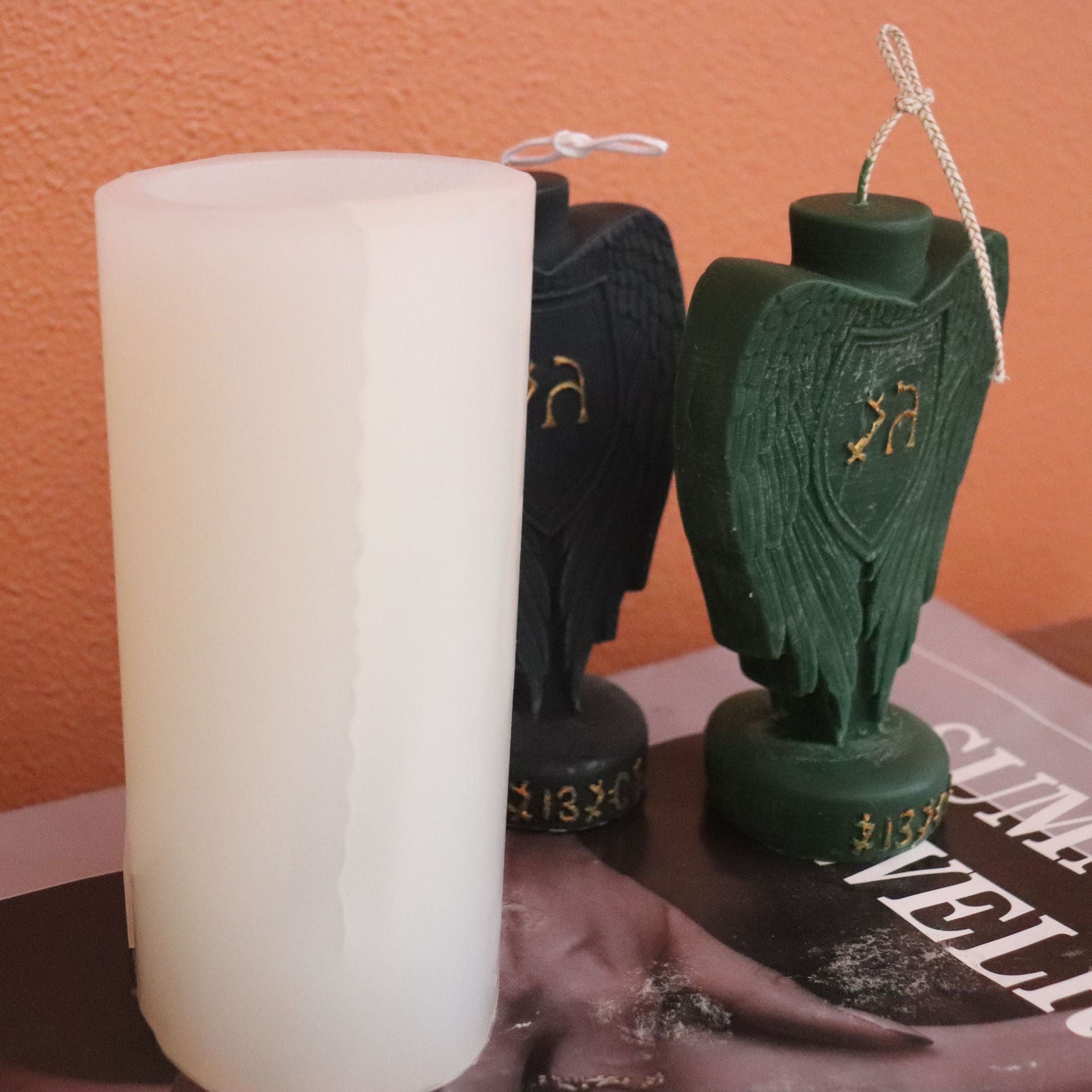 Wishing Angel Candle Plaster Mold