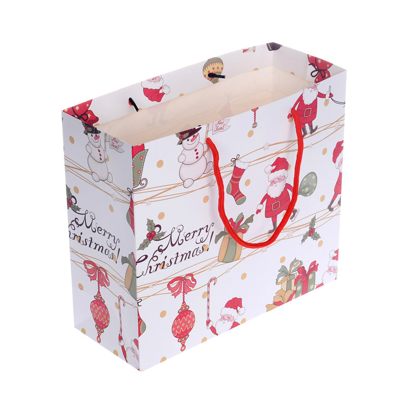 Christmas Fashion Simple Printing Gift Bag, christmas decoration, christmas gift bags