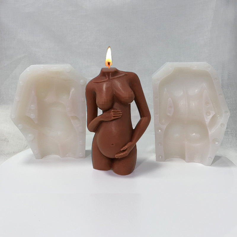 Three-dimensional Pregnant Women Belly Support Body Silicone Mold