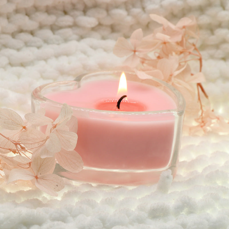 Simple Large Heart-shaped Love Romantic Aromatherapy Candle