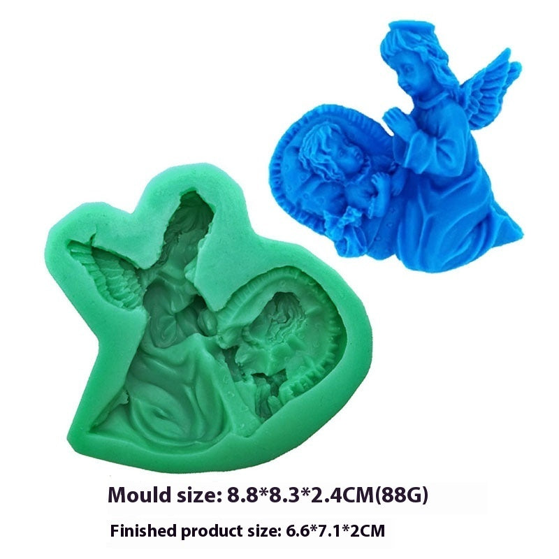 Baby-shaped Handmade Soap Silicone Mold, Silicone candle molds, Christmas tree candle molds, Halloween pumpkin candle molds, Easter egg candle molds, Animal candle molds, Sea creature candle molds, Fruit candle molds, Geometric candle molds, Abstract candle molds, DIY candle making molds, 