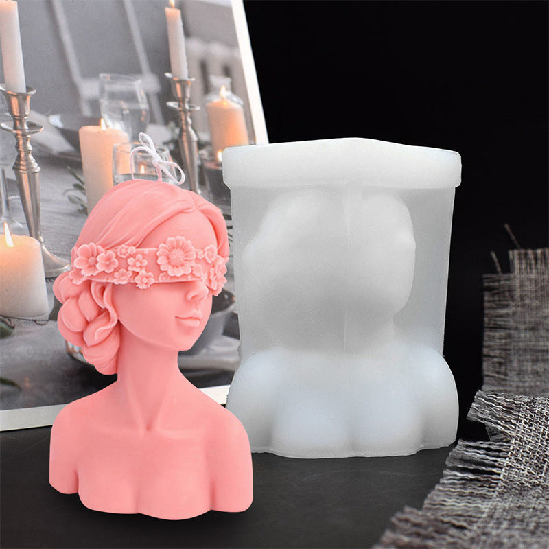 Shell Wave Column Aromatherapy Candle Mould