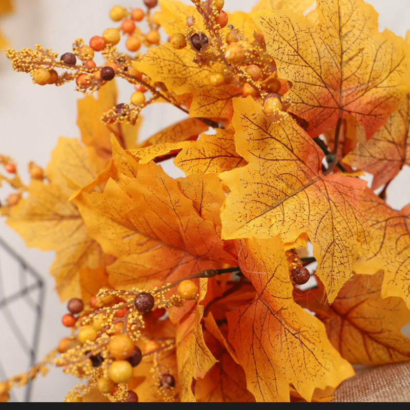 Maple Leaf Twig Cutting Holiday Decoration Table Ornaments