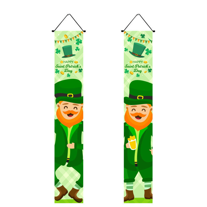 Irish National Day Porch Couplet With Flag, st patricks day decorations, st patricks day decor, st patrick's day decorations, st patrick day decorations, Irish Décor, irish ornaments, Decognomes, St. Patrick's Day Party Supplies, St. Patrick's Day Decorations: Shamrock, Irish & Leprechaun