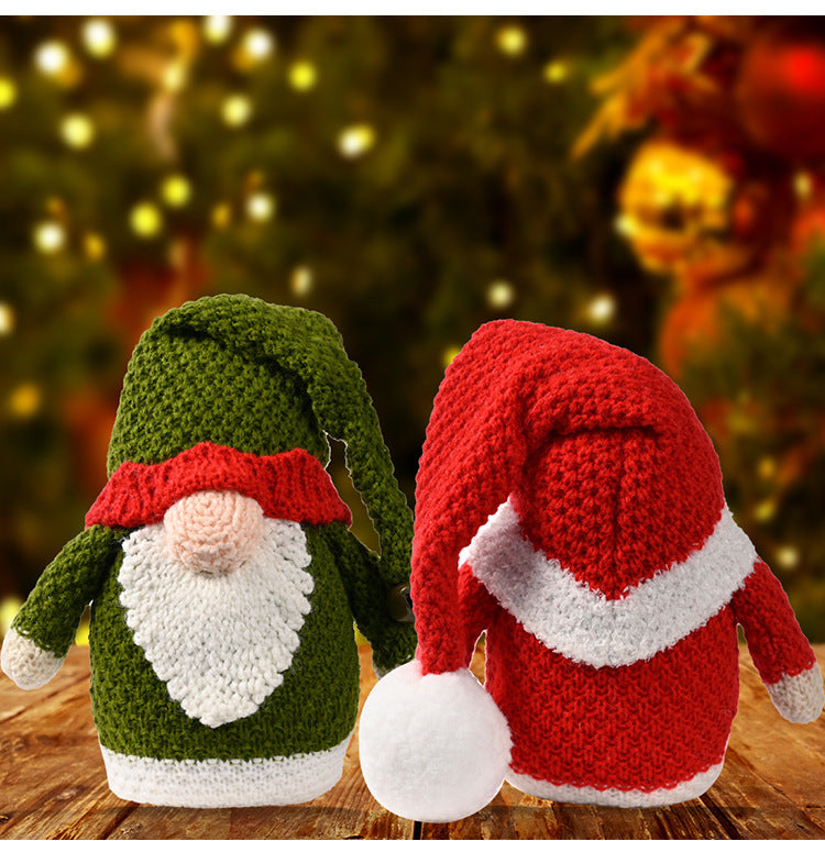 Knitted Rudolf Ornaments Christmas Doll