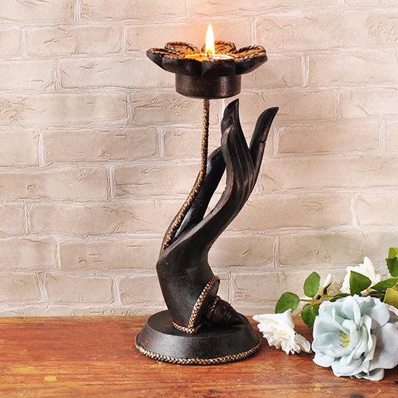 Solid Wood Creative Living Room Restaurant Hotel Bergamot Candle Holder, candle holder, candle stick holder, glass candle holder, iron candle holder, wicker candle holder 2 piece set, candle holders, candlesticks, candle sticks, Luxury candles holders, taper candle holders, candlestick holder, Wooden Candlestick Candle Holder, Metal Candle Holders