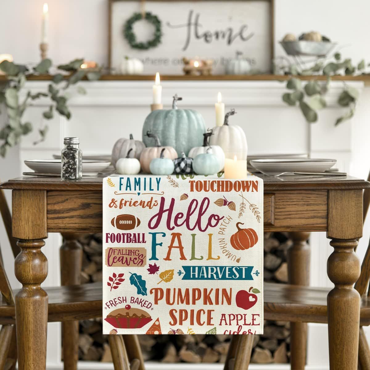 Autumn Thanksgiving Atmosphere Decorative Table Cloth