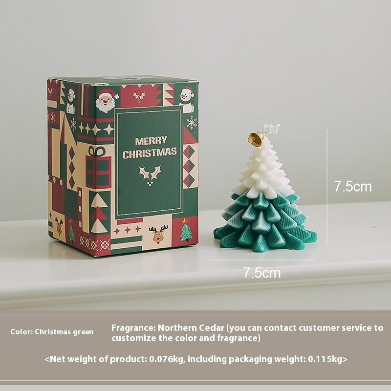 Gift Creative Gift Box Christmas Tree Aromatherapy Candle Ornaments