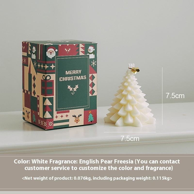 Gift Creative Gift Box Christmas Tree Aromatherapy Candle Ornaments