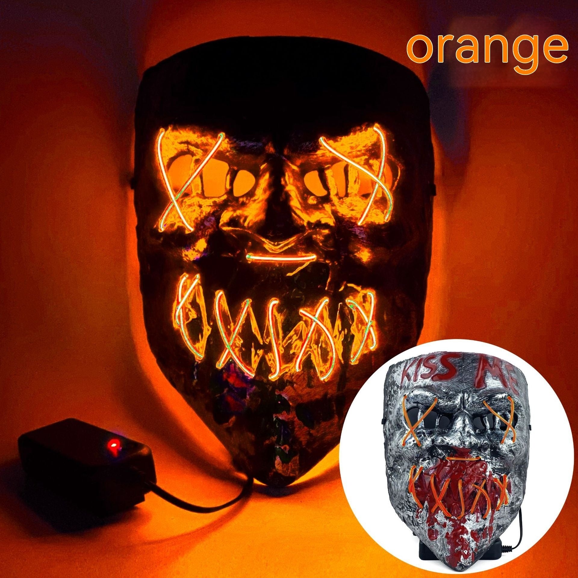 Cold LED Mask Halloween Horror Prop, Cold Light Halloween Horror Holiday Masks, Funny Glowing Masks, Halloween Horror Mask, Halloween LED Full Mask, Skull LED Mask, Animal Mask, Costumes Props Mask, Halloween Masks For Sale, Halloween Masks Near Me, Halloween Mask Micheal Myers, Halloween Mask Store.
