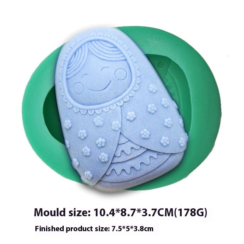 Baby-shaped Handmade Soap Silicone Mold, Silicone candle molds, Christmas tree candle molds, Halloween pumpkin candle molds, Easter egg candle molds, Animal candle molds, Sea creature candle molds, Fruit candle molds, Geometric candle molds, Abstract candle molds, DIY candle making molds, 