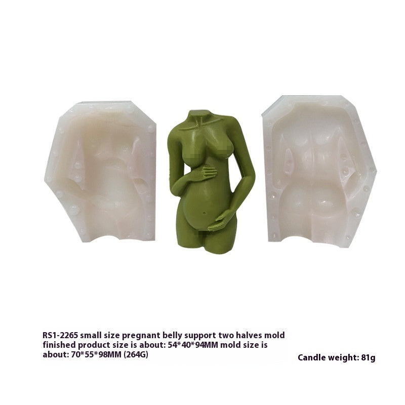 Three-dimensional Pregnant Women Belly Support Body Silicone Mold