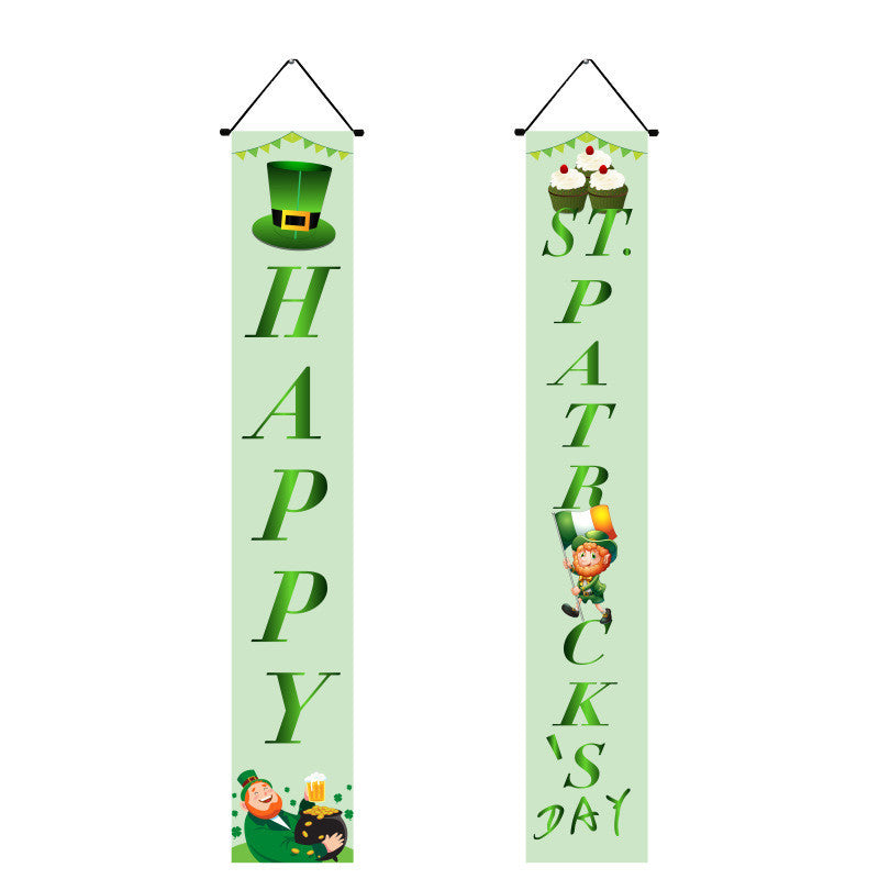 Irish National Day Porch Couplet With Flag, st patricks day decorations, st patricks day decor, st patrick's day decorations, st patrick day decorations, Irish Décor, irish ornaments, Decognomes, St. Patrick's Day Party Supplies, St. Patrick's Day Decorations: Shamrock, Irish & Leprechaun