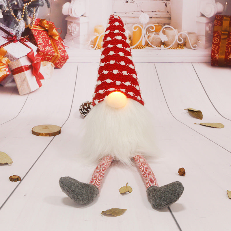 Luminous Faceless Long Legs Rudolf Doll, Christmas gnomes, Scandinavian gnomes, Tomte gnomes, Nisse gnomes, Santa gnomes, Holiday gnomes, Christmas decorations, Nordic gnomes, Elf gnomes, Winter gnomes, Handmade gnomes, Rustic gnomes, Cute gnomes, Christmas ornaments, Festive gnomes, Red and white gnomes, Plush gnomes, Felt gnomes, DIY gnomes, Gift ideas,